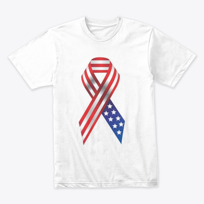 USA Large Ribbon T Shirt