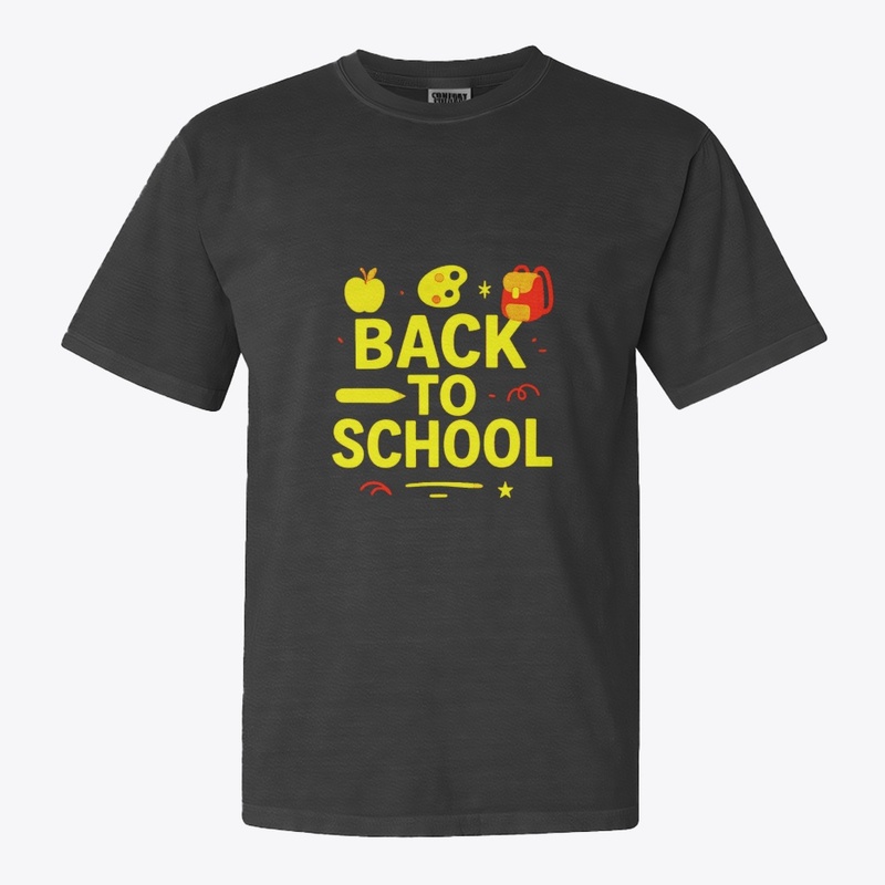 Back to School" Vibrant Palette Graphic