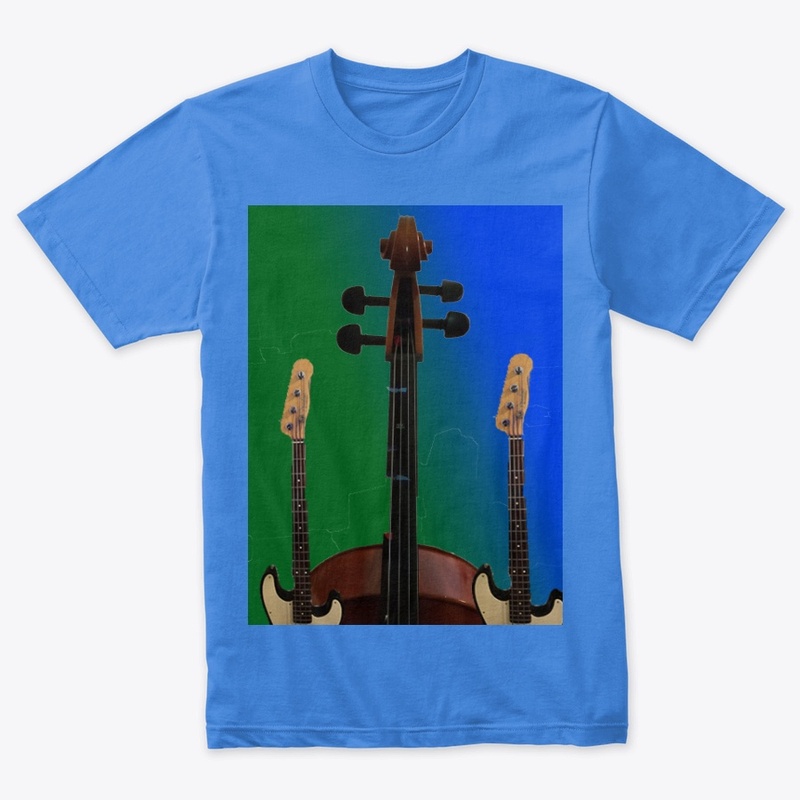 Cello And 2 Bass Gutairs