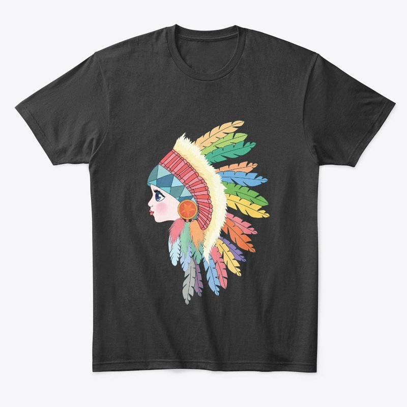 Red indian girl