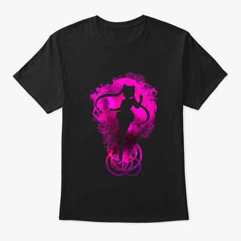 Lady Of Galaxy Black T-Shirt Front