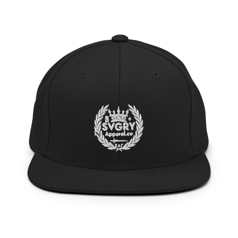 White logo snapback