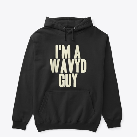 Wavy D Guy Black T-Shirt Front