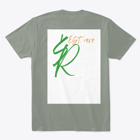 Snkr Riche$ Grey áo T-Shirt Back