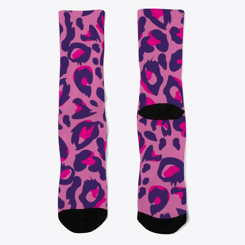 Pink Cheetah Purple Spots