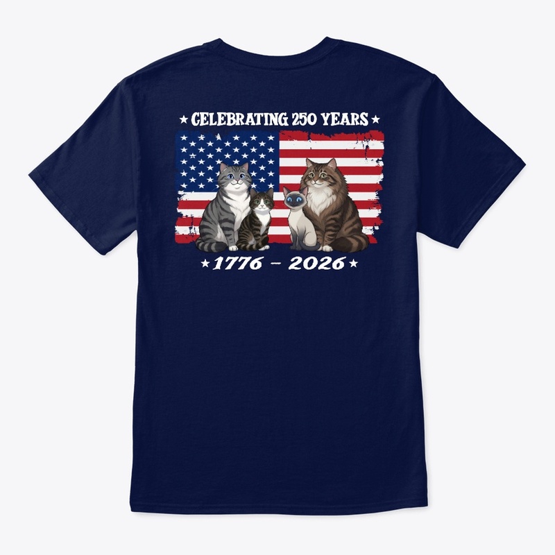 250th US Anniversary Cats - Distressed