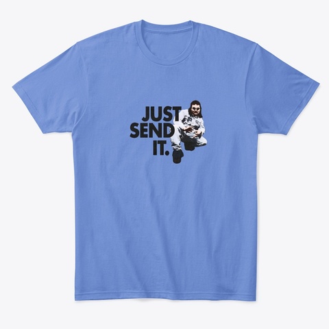 Larry The Enticer Heathered Royal  T-Shirt Front