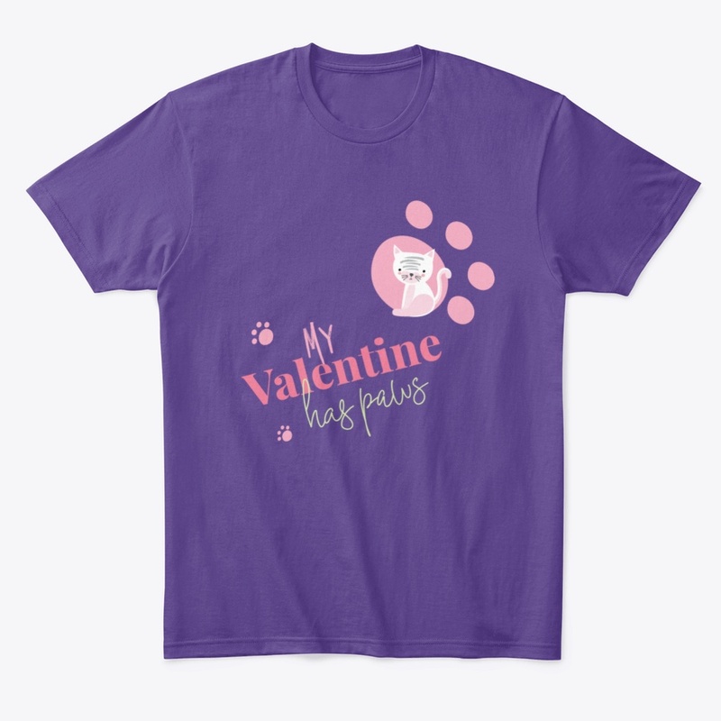Valentine cat lover | Valentine paws