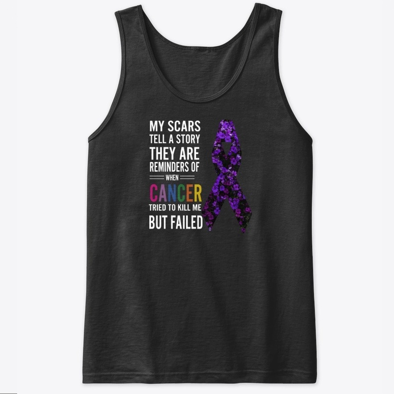 My Scars Tell A Story Against Cancer Tee