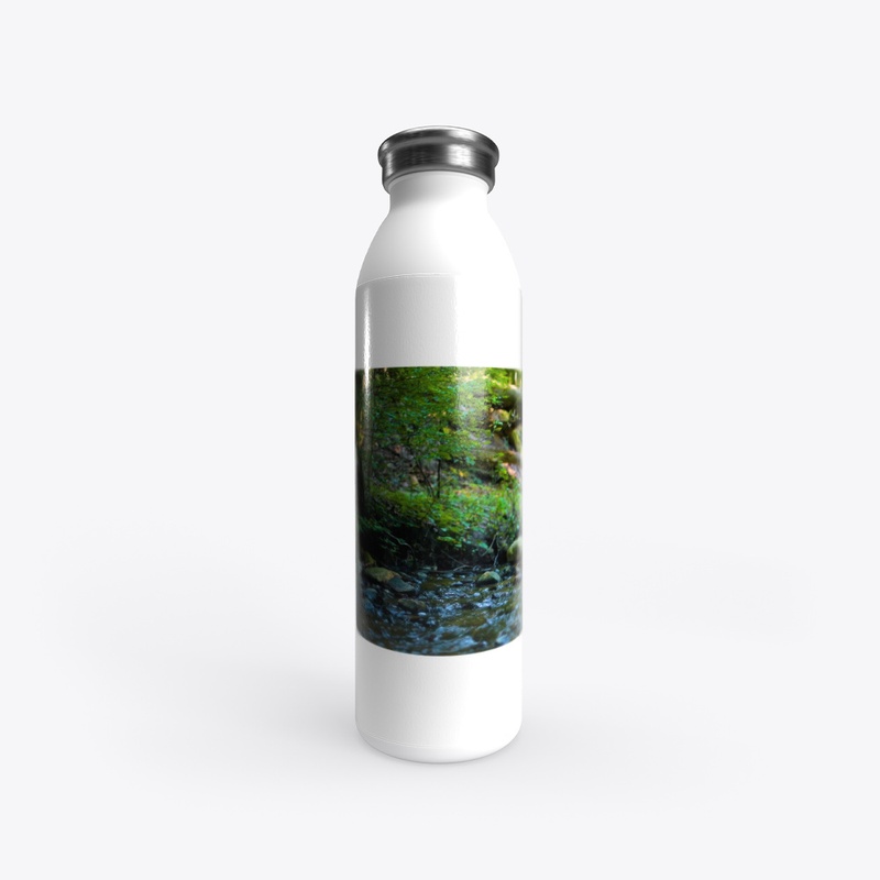 Creek View/Greenery Scene 2-Water Bottle