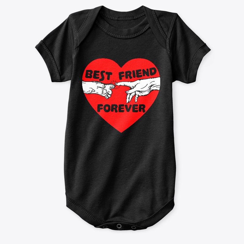 Best Friend Forever Red Heart