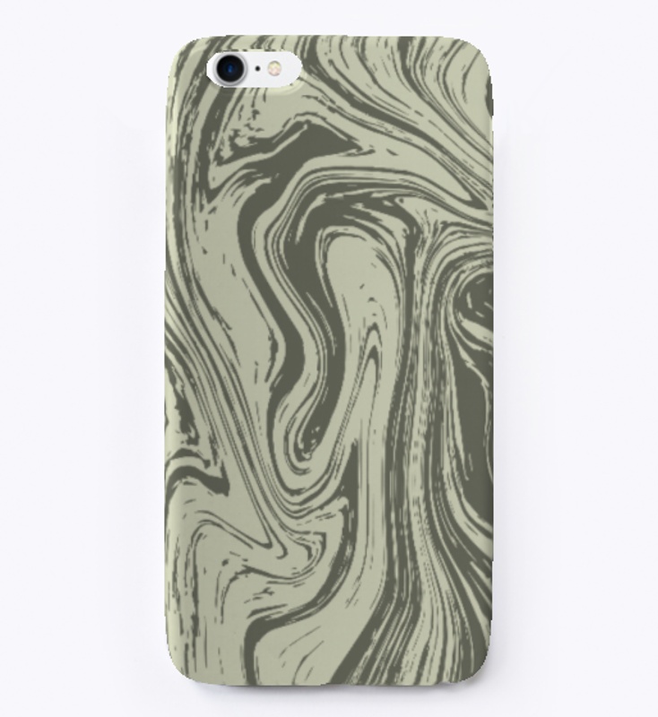 Hand Drawn Marble iPhone Case