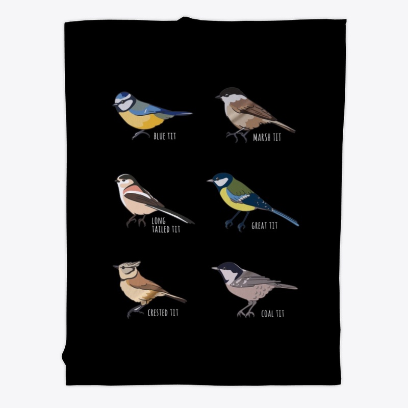 Bird watching Gift - Blue tit, Great tit