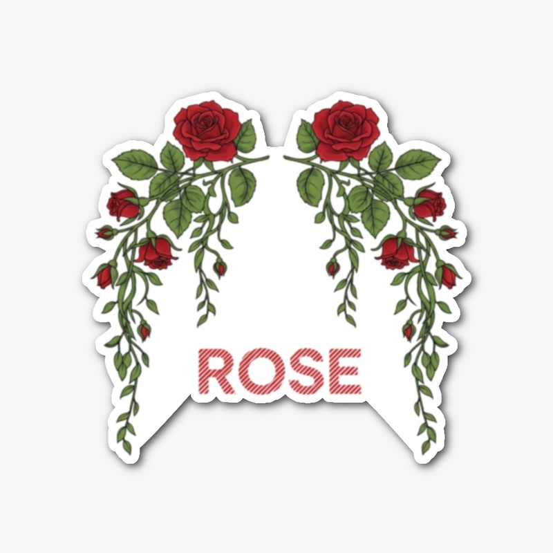 Elegant Rose Wreath Tee