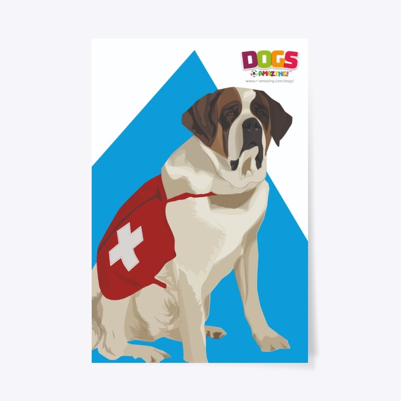 Search & Rescue Dog – ‘R’ Amazing Poster