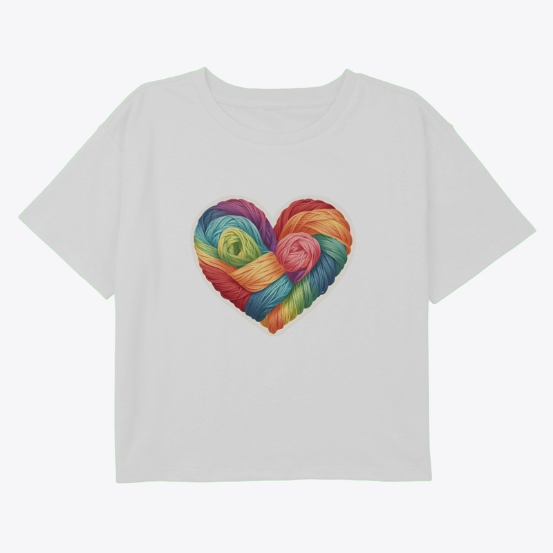 Love is Handmade Yarn Heart.