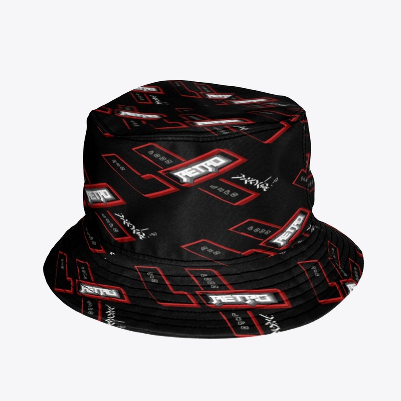 Retro four life, bucket hat