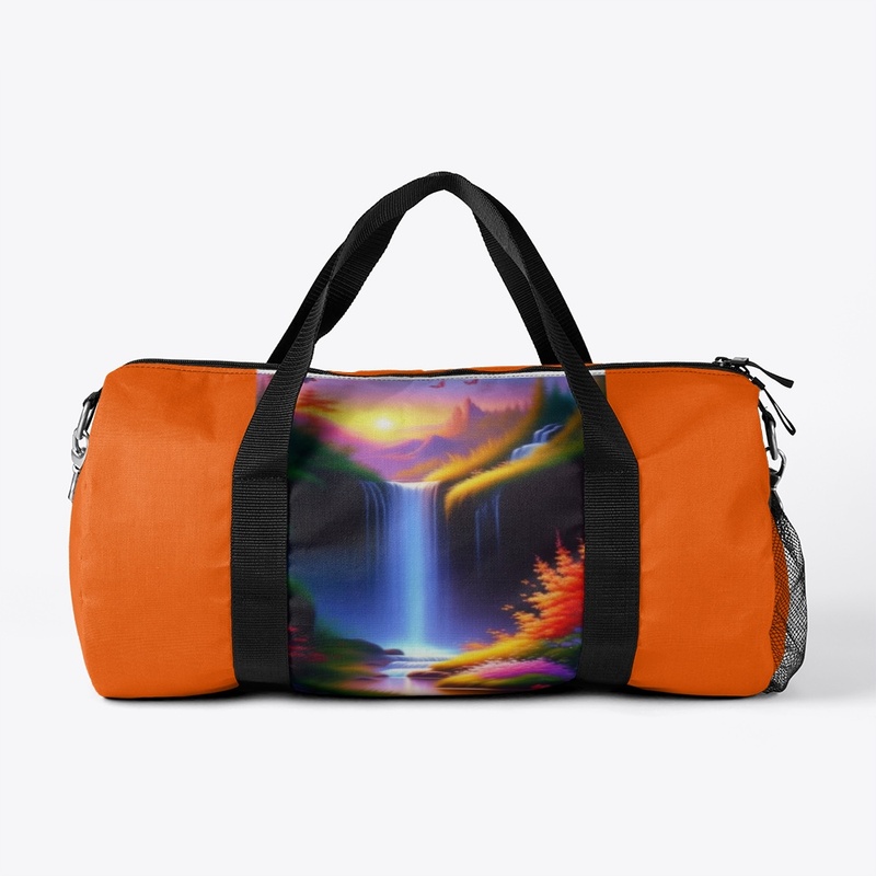 Beautiful waterfall scener bags