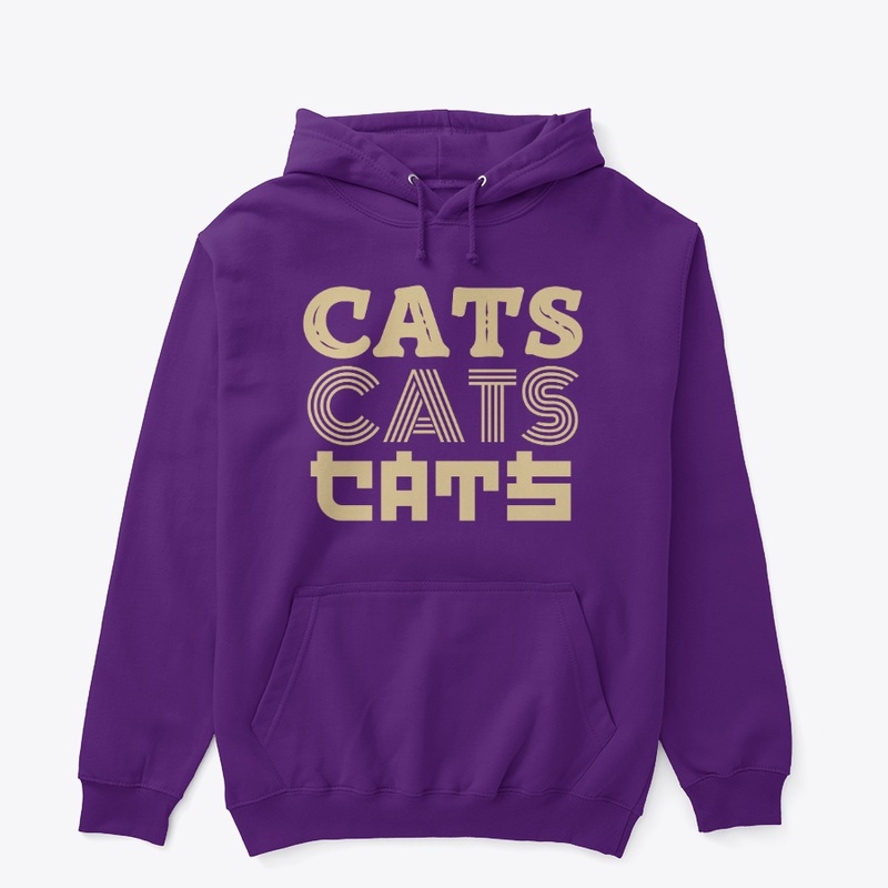 Cats Cats Cats Pullover Hoodie