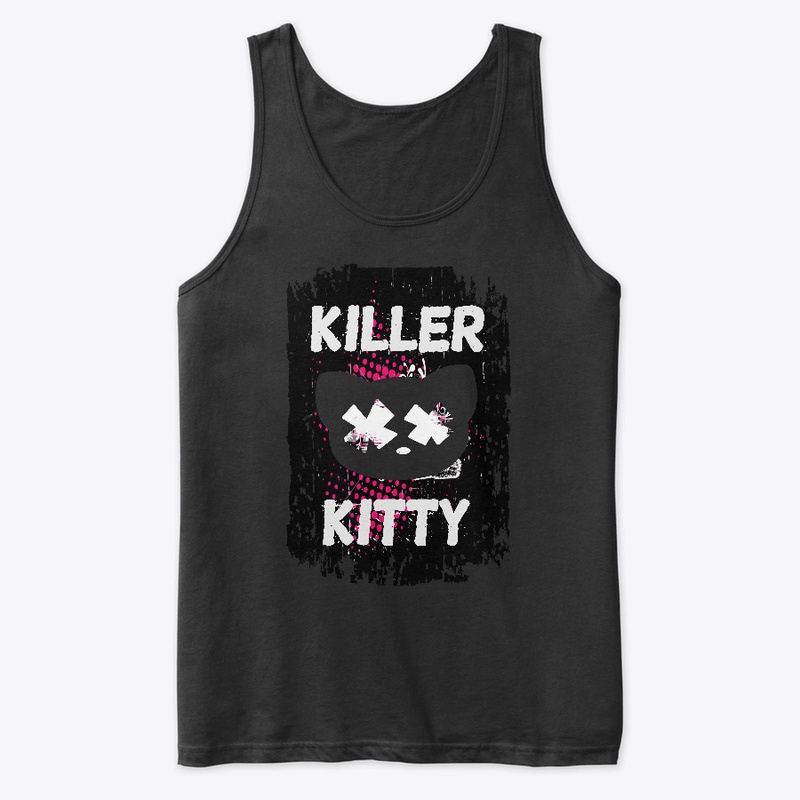 Kitty Paint Roller Logo - White