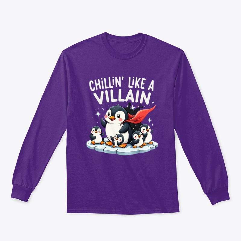  Funny Penguin Cape Tee