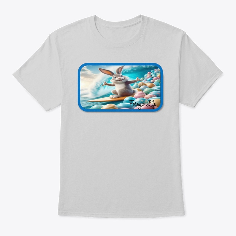 Foreign Life Easter Bunny Surfing