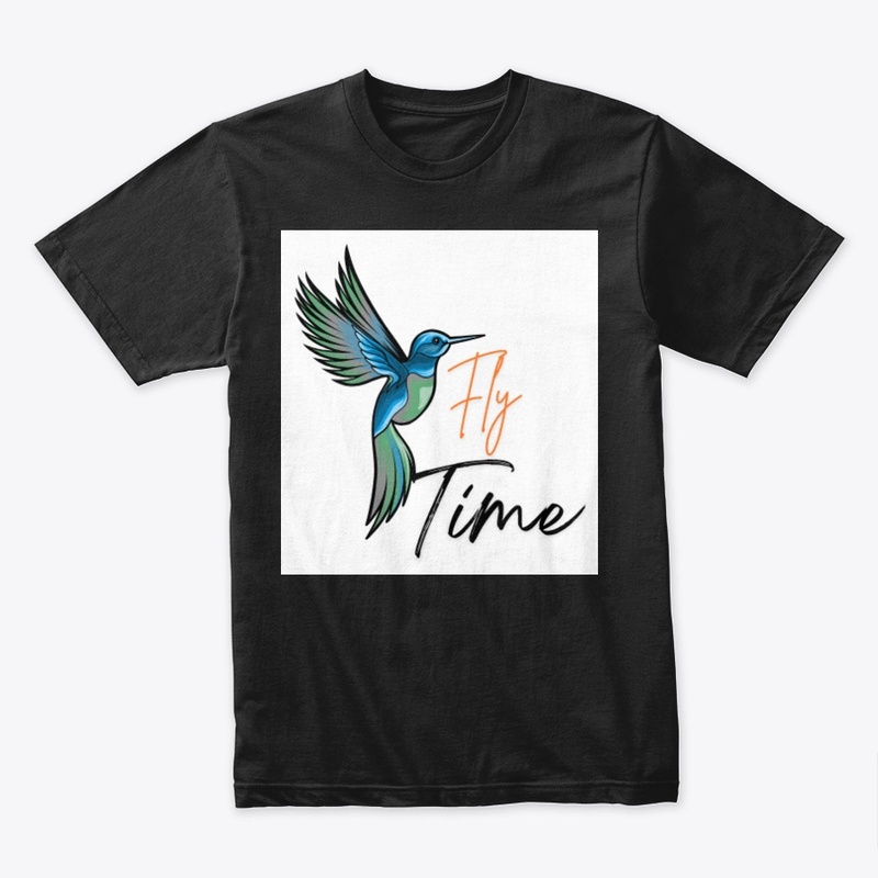 Flying time design t-shirt 