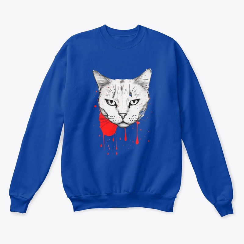 Splatter Cat t-shirt 