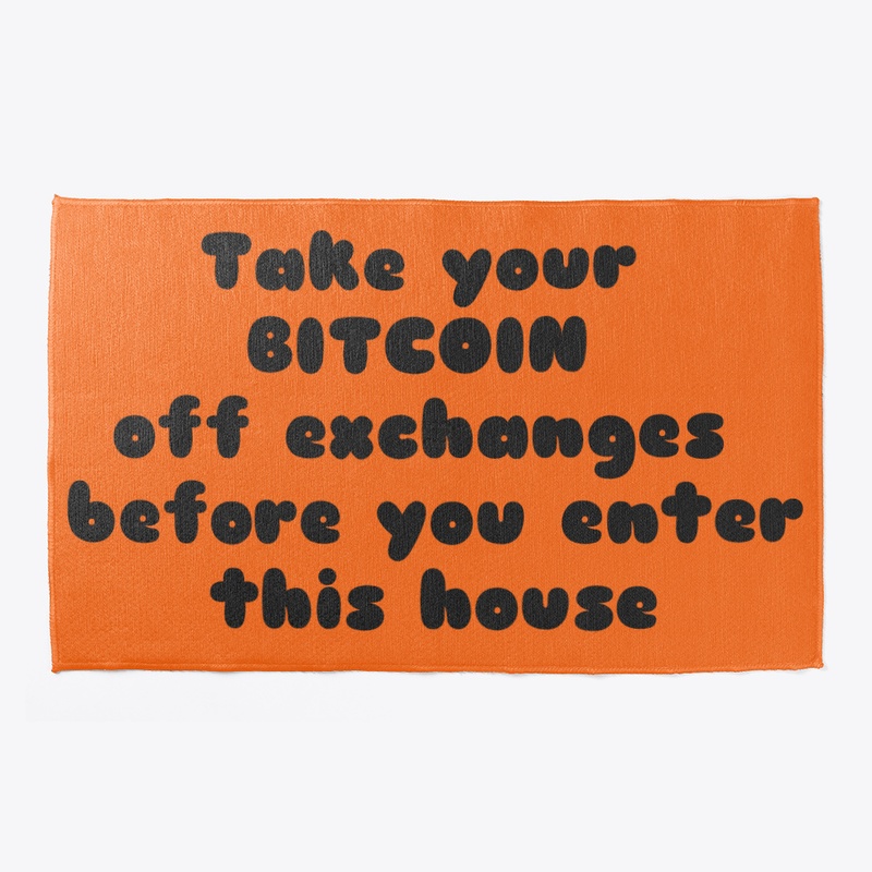 Take your Bitcoin Welcome Mat