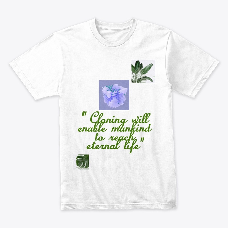 Cotton T-shirt with 3d graphics