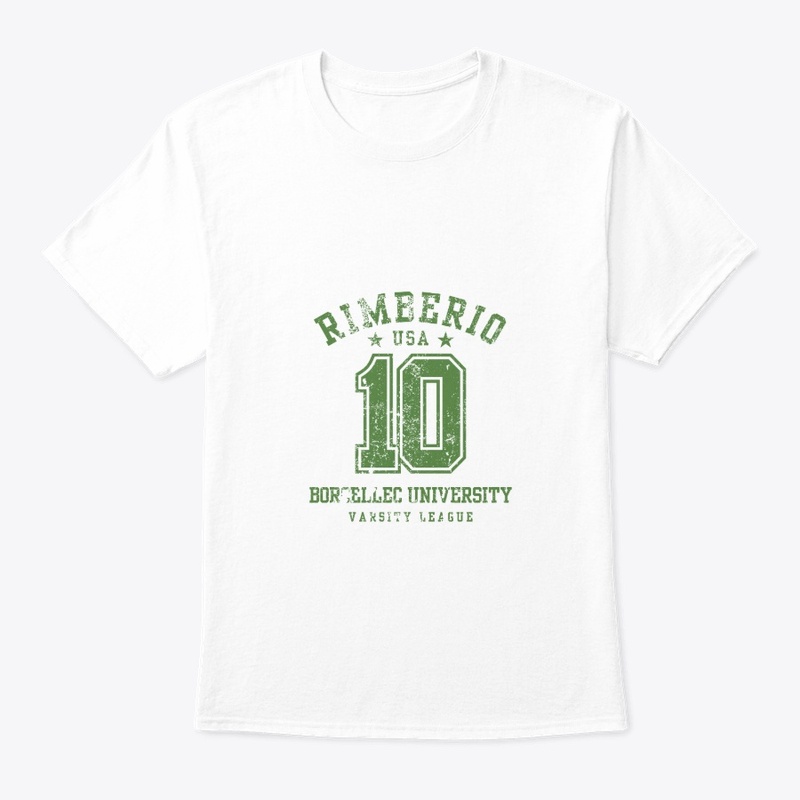 Green Grunge Number 10 Vircity T Shirt 