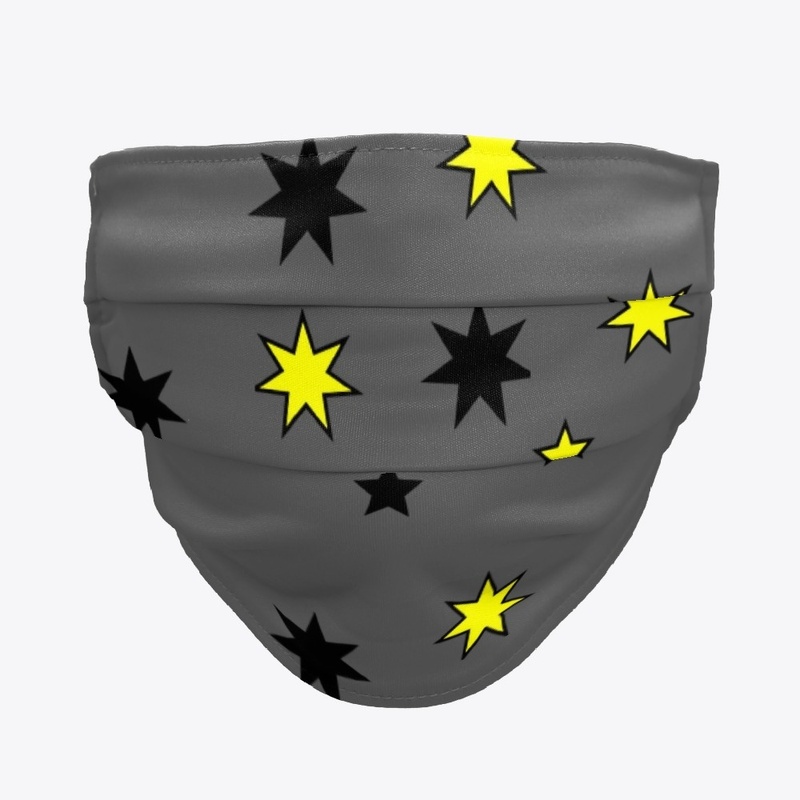 Cool stars face mask & neck gaiter