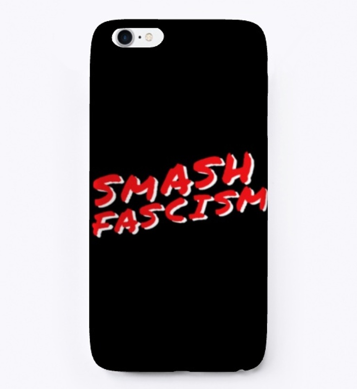 Smash Fascism Phone Case, Red
