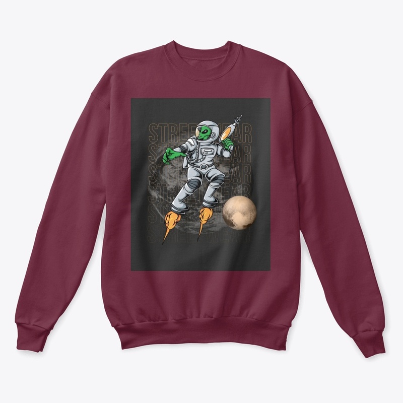 Cosmic alien explorer sweatshirt