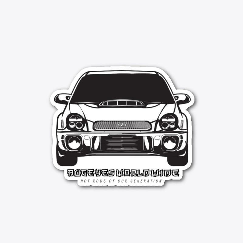Bugeyes World Wide Sticker