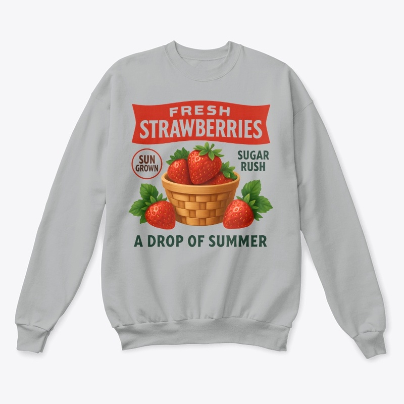 Strawberries | Vintage Fruit Art