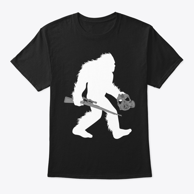 Bigfoot Prepper Crytpid Survivalist Sasq