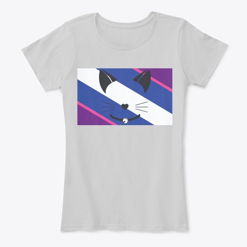 Mens Kitten Pride Flag Tee Design