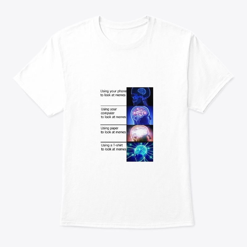 expanding brain T-shirt