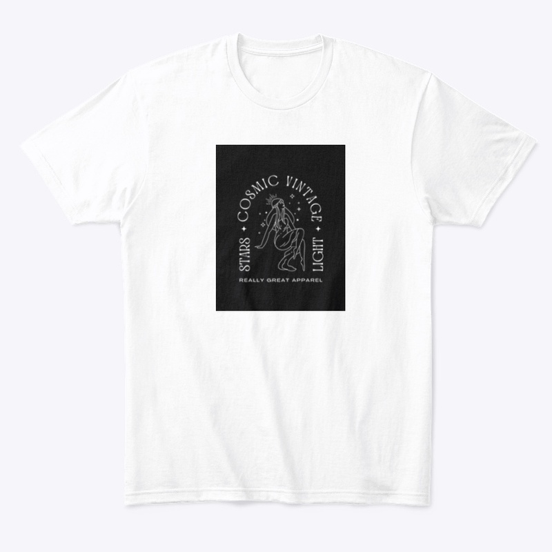 Minimalist Vintage Cosmic Girl T-shirt 