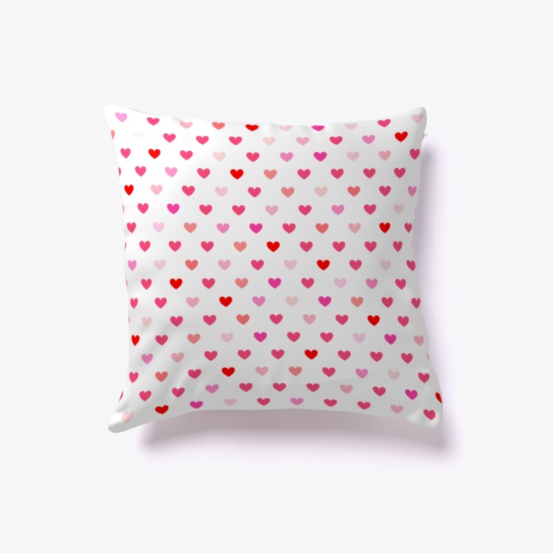 Indoor Pillow small hearts