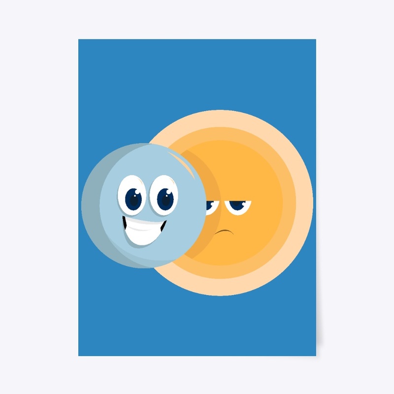 Sun and Moon -Solar eclipse