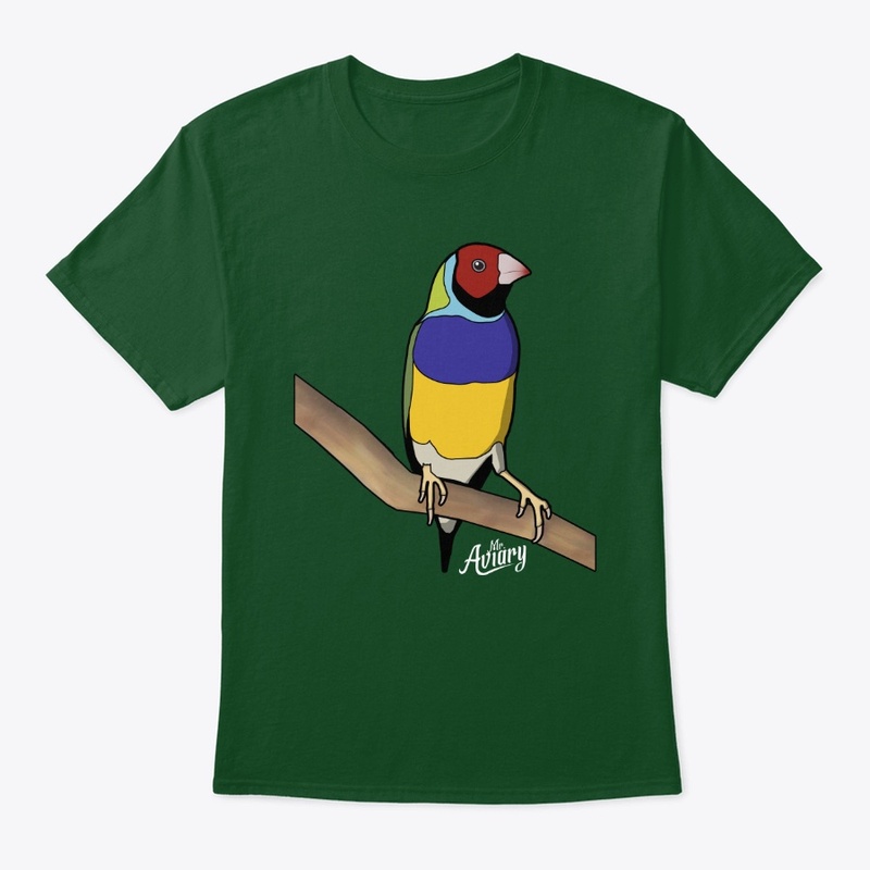 Purple-Breasted Gouldian Finch Front