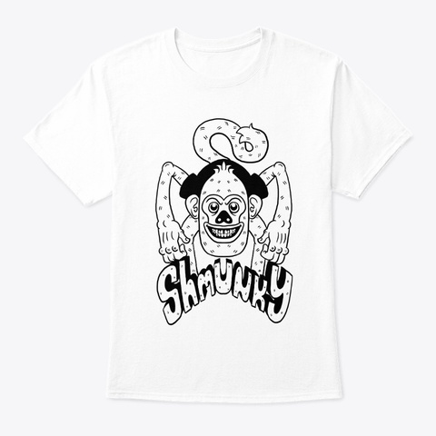 Shmunky Positive White T-Shirt Front