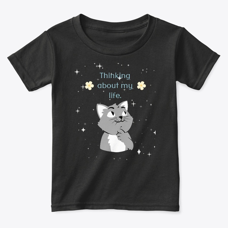 Thinking about my life cat Tees