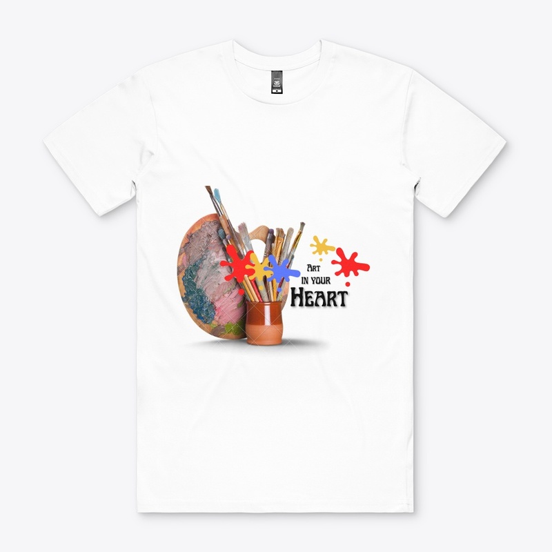 Art in your heart tee