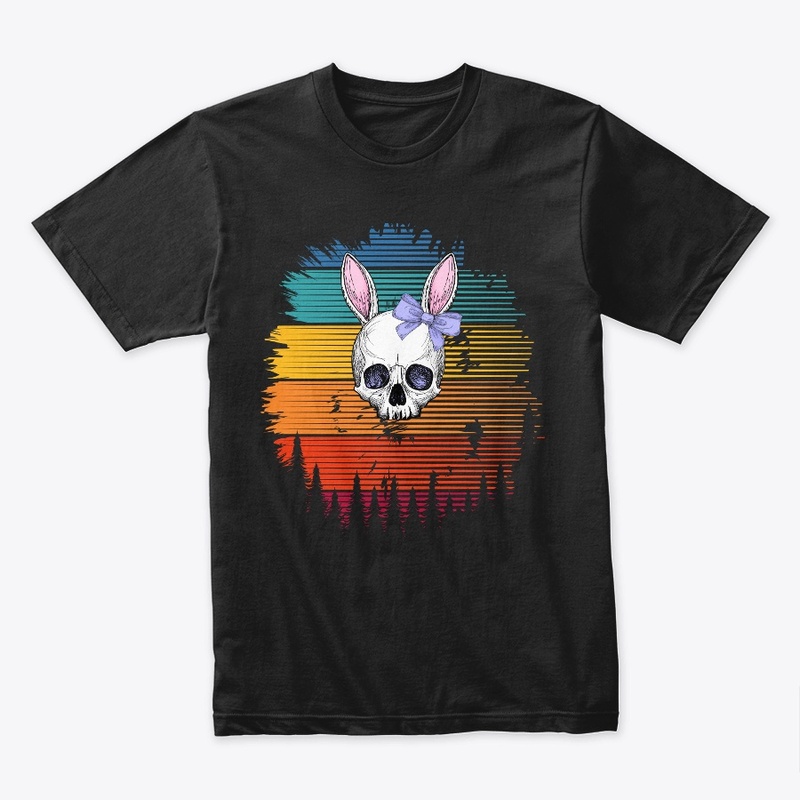 Halloween Skeleton in vintage background