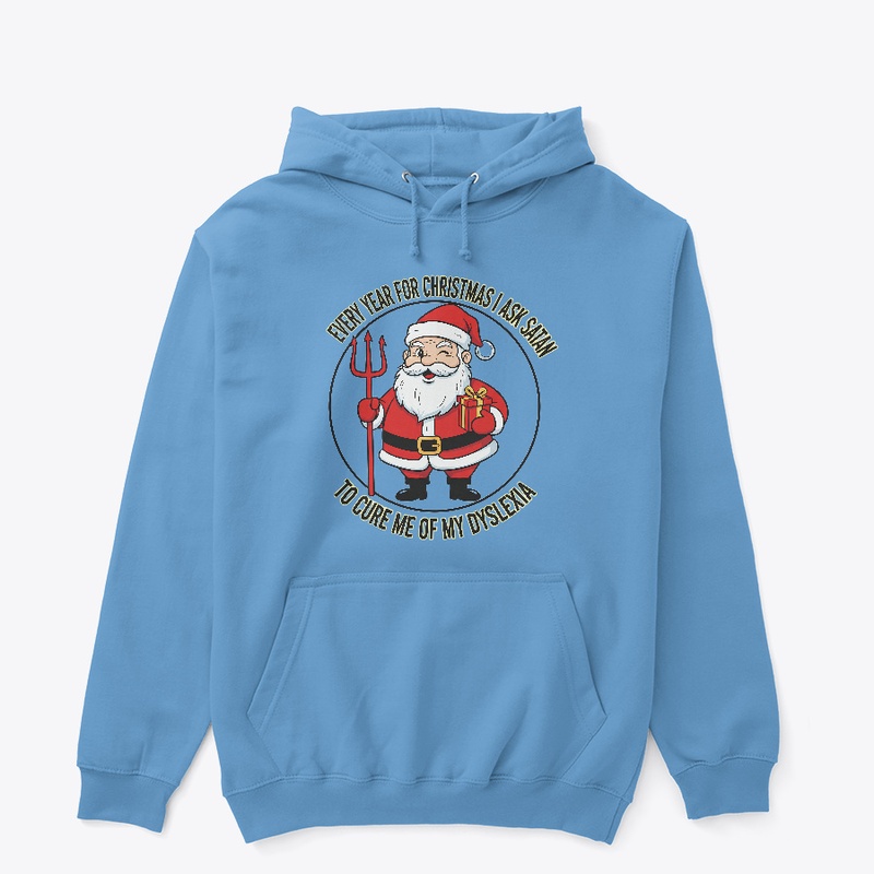Dislexia Christmas hoodie for gift