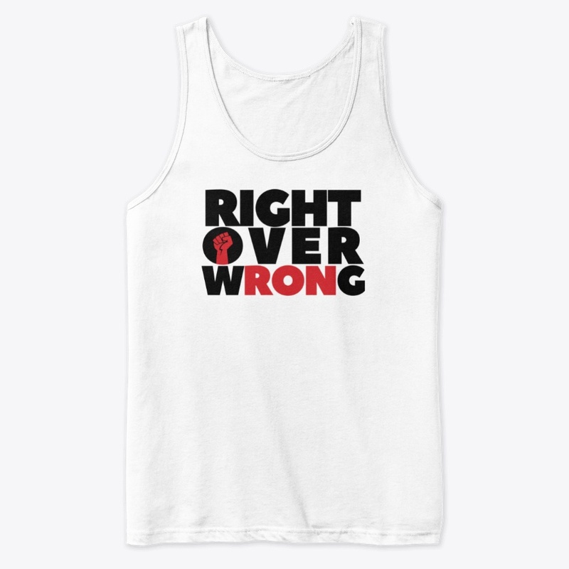 Right Over Wrong (black logo)