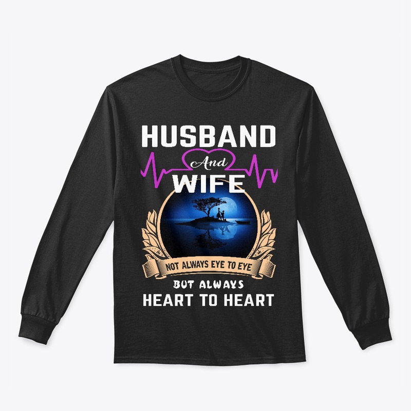 Husband and wife, heart to heart
